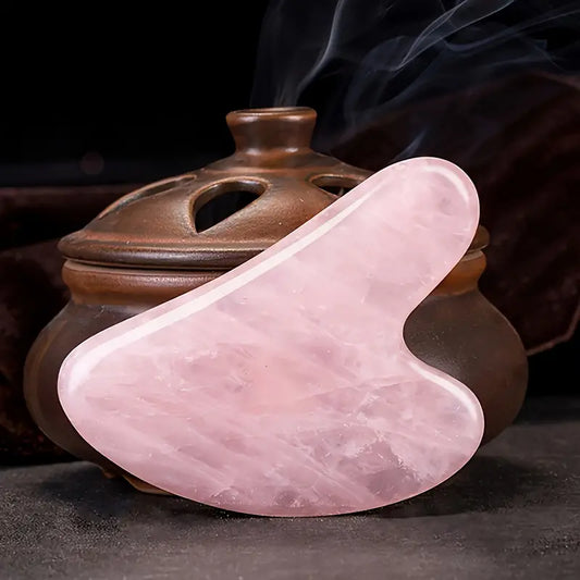 GuaSha Premium Jade tool Roze