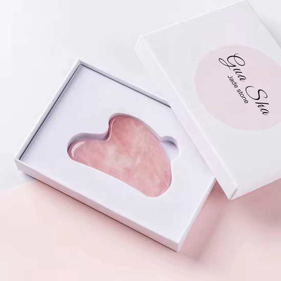 GuaSha Premium Jade tool Roze